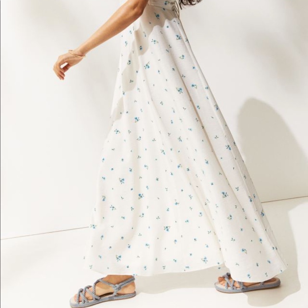 H&M blue floral Maxi dress